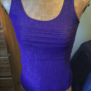 💋Sparkly purple Express tank‎ top